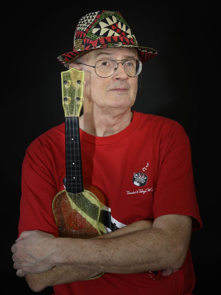 Hans Ellemar med ukulele
